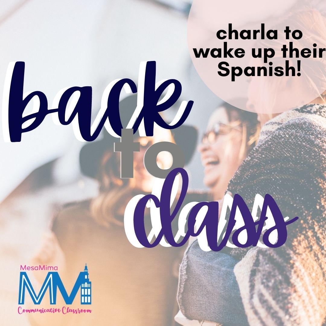 Back to class charla