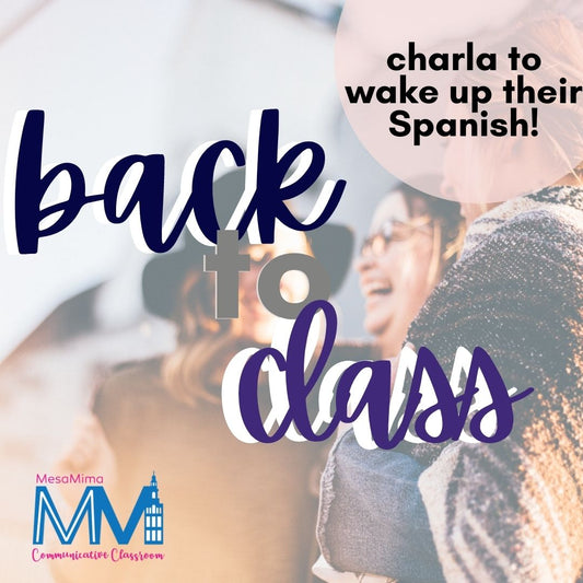 Back to class charla