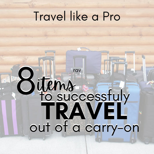 8 items to travel like a pro out of JUST a carry-on