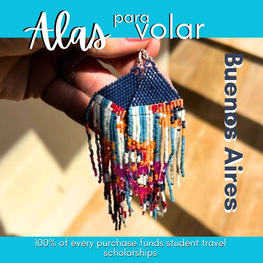 Buenos Aires beaded earring