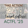 Take action! ACTFL