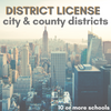 District License - City and County Districts